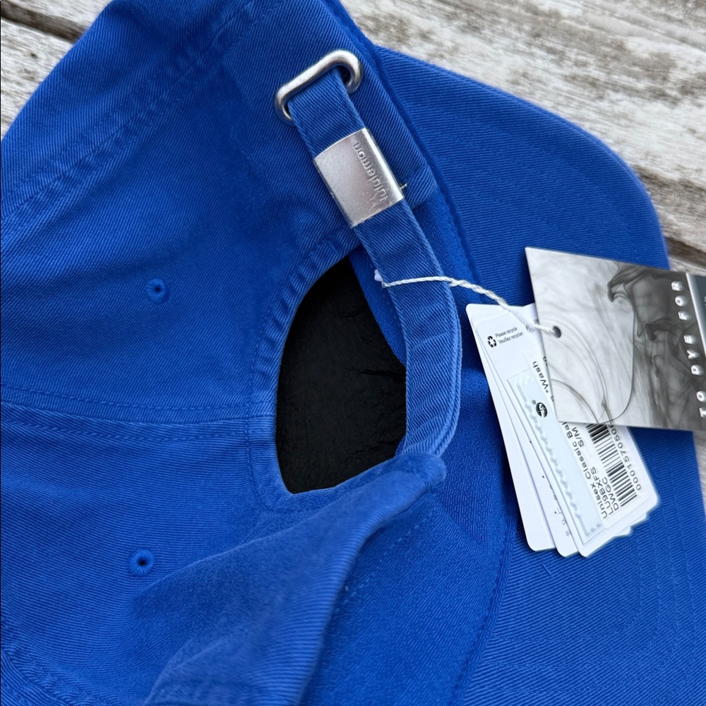 LULULEMON Classic Ball Cap hat Wash Blue NWT SIZE SMALL MEDIUM - Picture 3 of 6